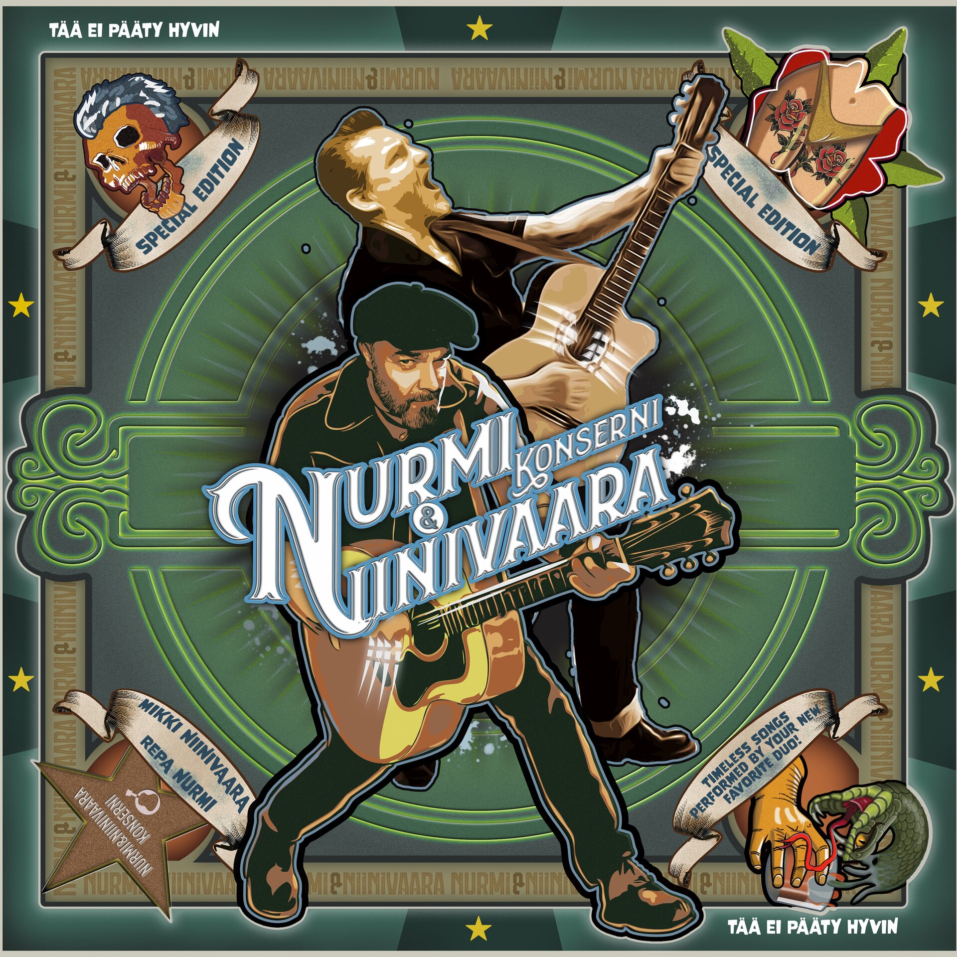Nurmi & Niinivaara Konserni – Tää Ei Pääty Hyvin CD