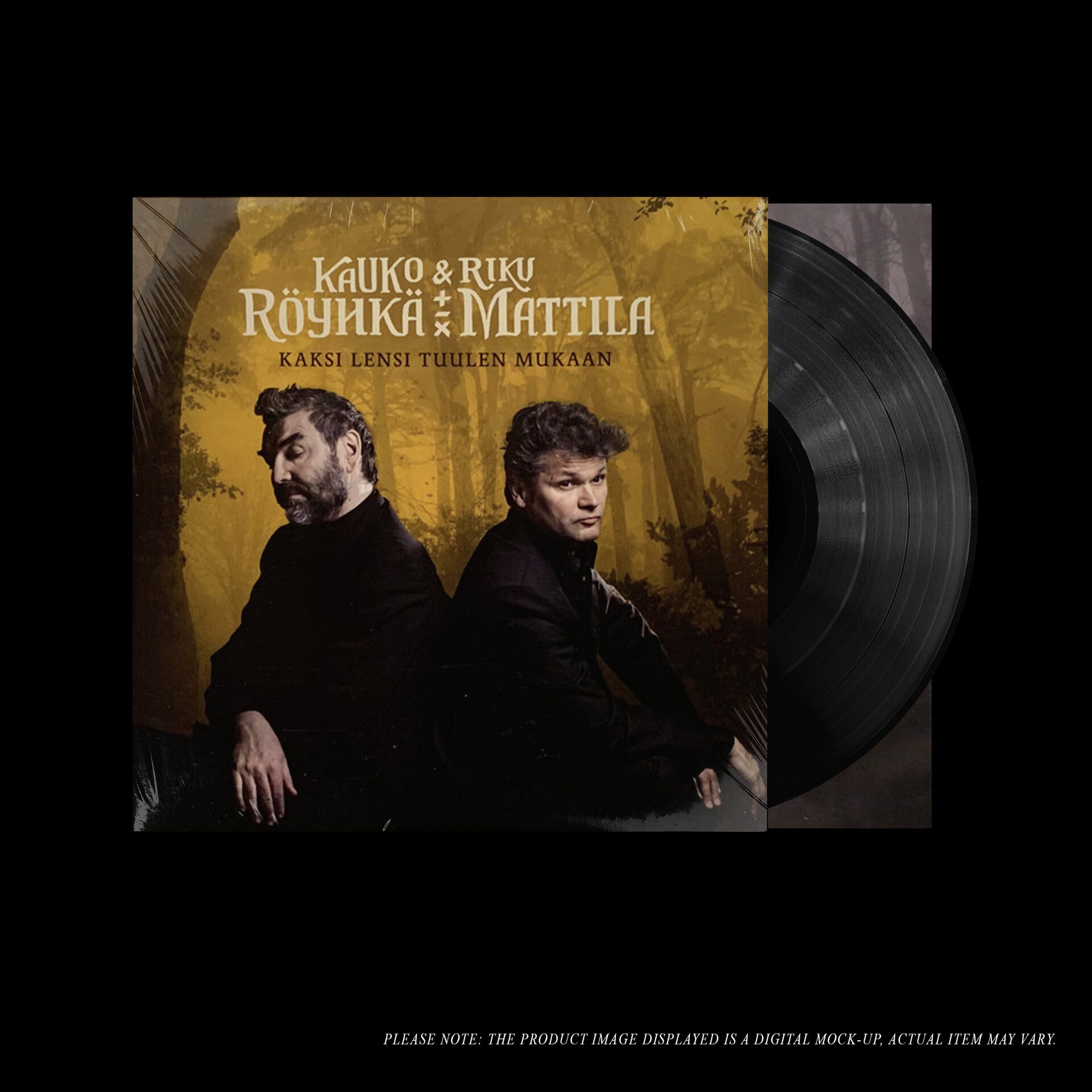 Kauko Röyhkä & Riku Mattila – Kaksi lensi tuulen mukaan LP (Black Vinyl)