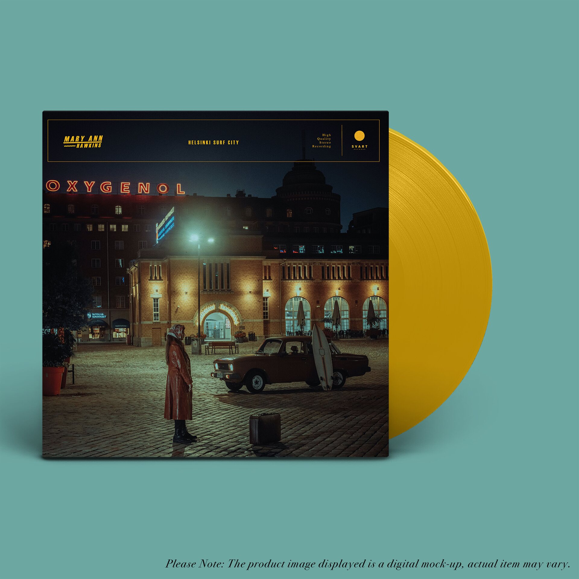 Mary Ann Hawkins – Helsinki Surf City LP Yellow vinyl