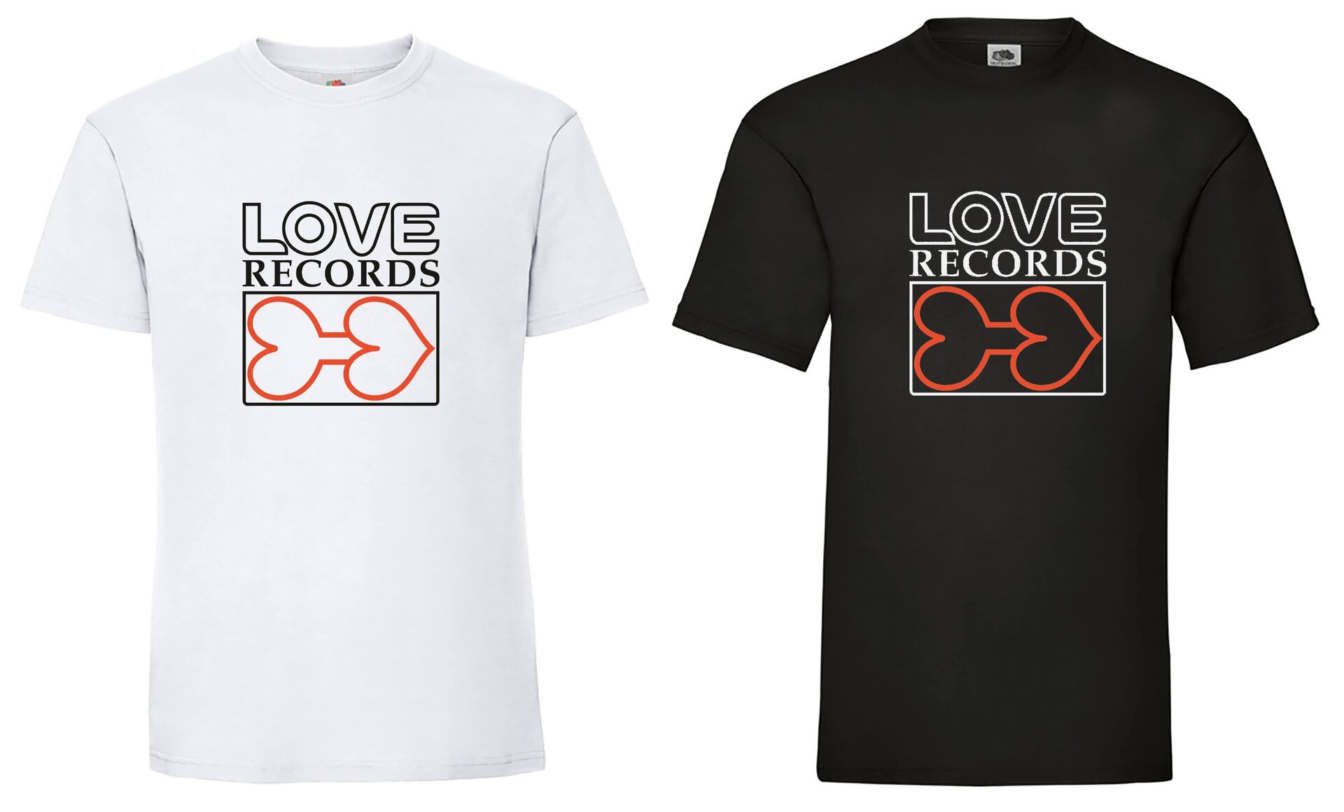 Love Records T-paita Musta L