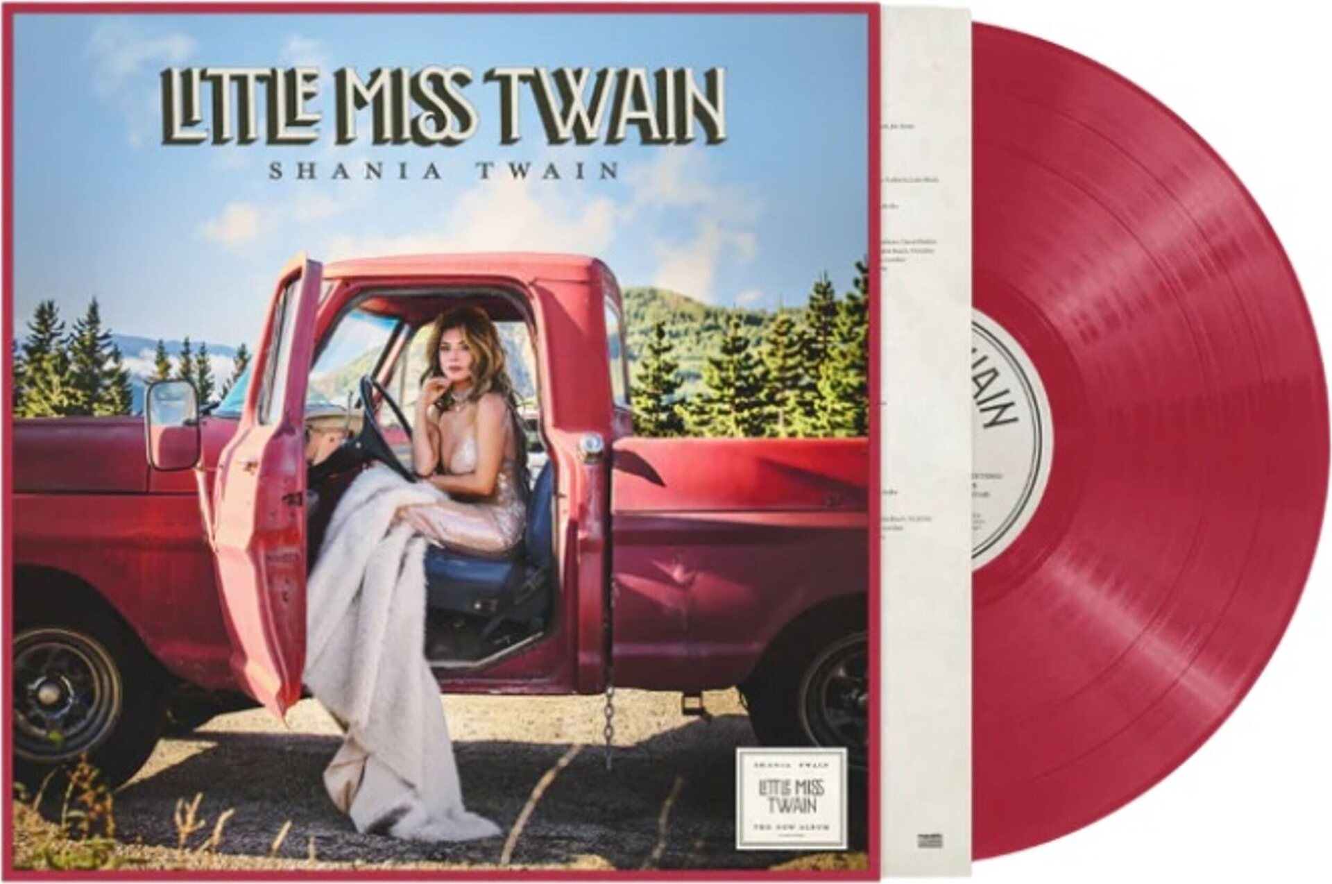 Shania Twain – Little Miss Twain LP (Rosie Red Vinyl)
