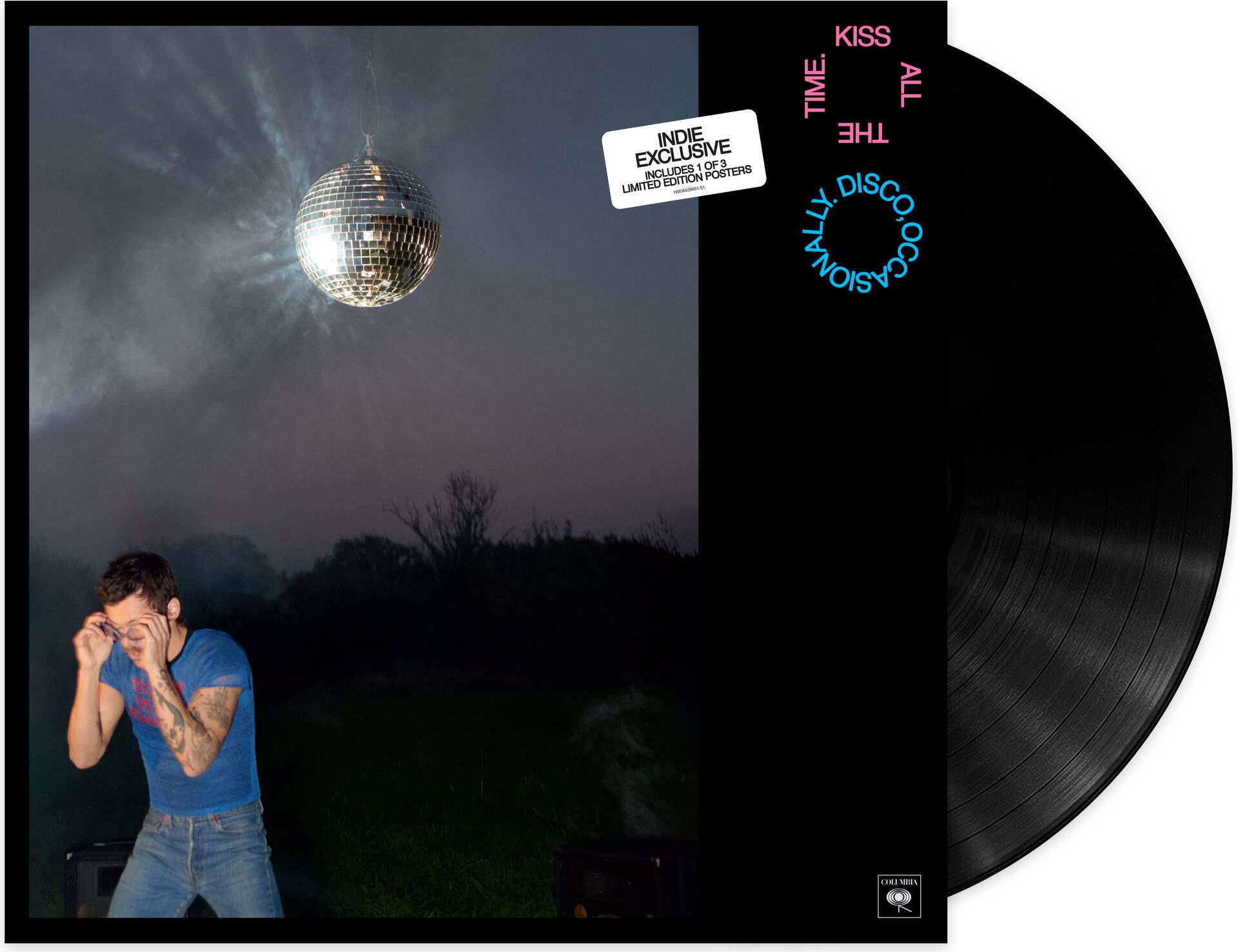 Harry Styles – Kiss All The Time. Disco, Occasionally. LP (Black Vinyl with 1 of 3 Posters)