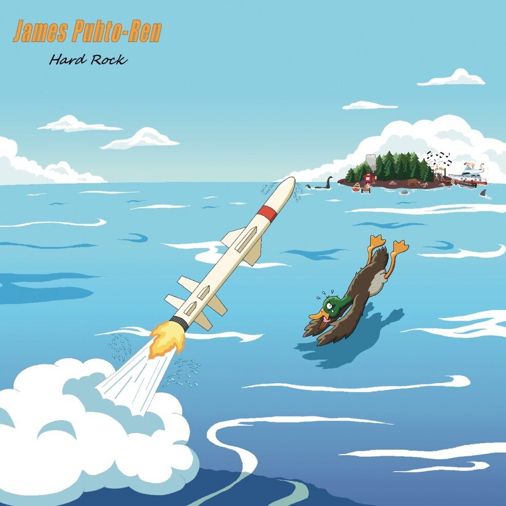 James Puhto-Ren – Hard rock LP (Blue Vinyl)