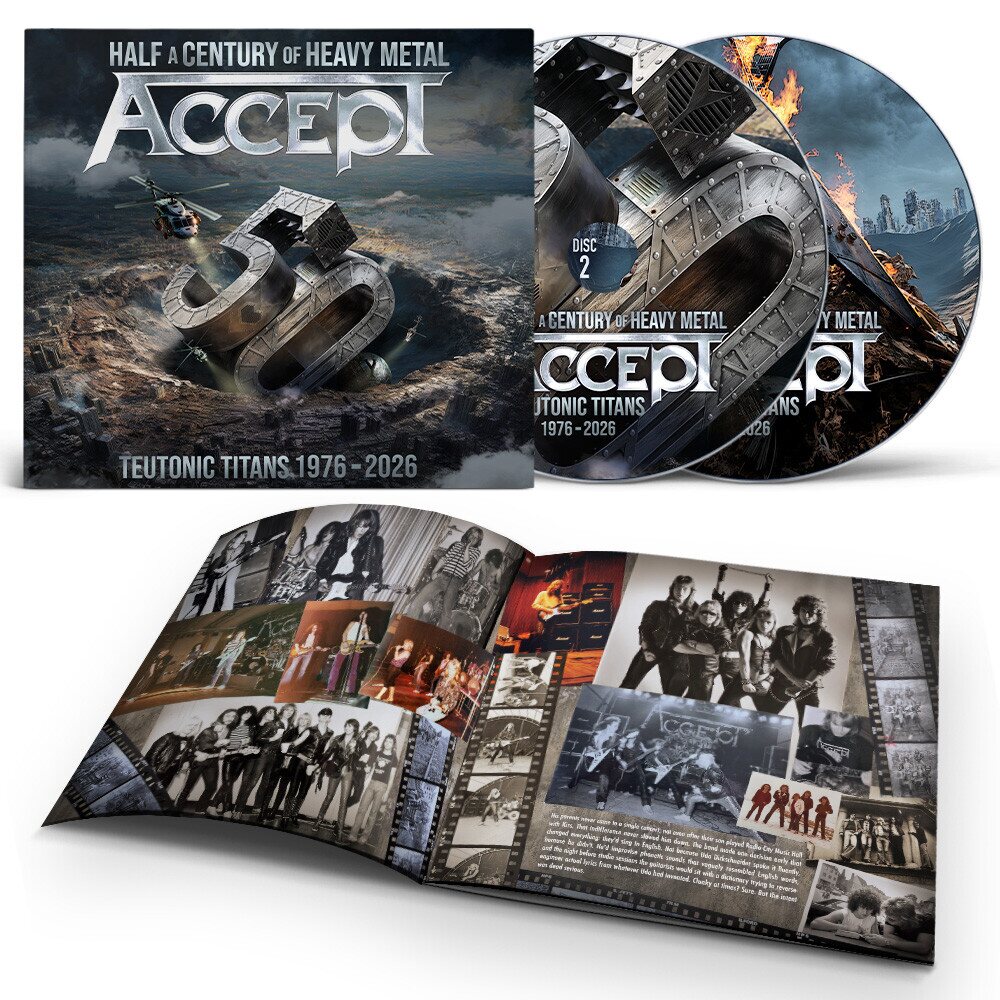 Accept – Teutonic Titans 1976-2026 2CD (Digisleeve)