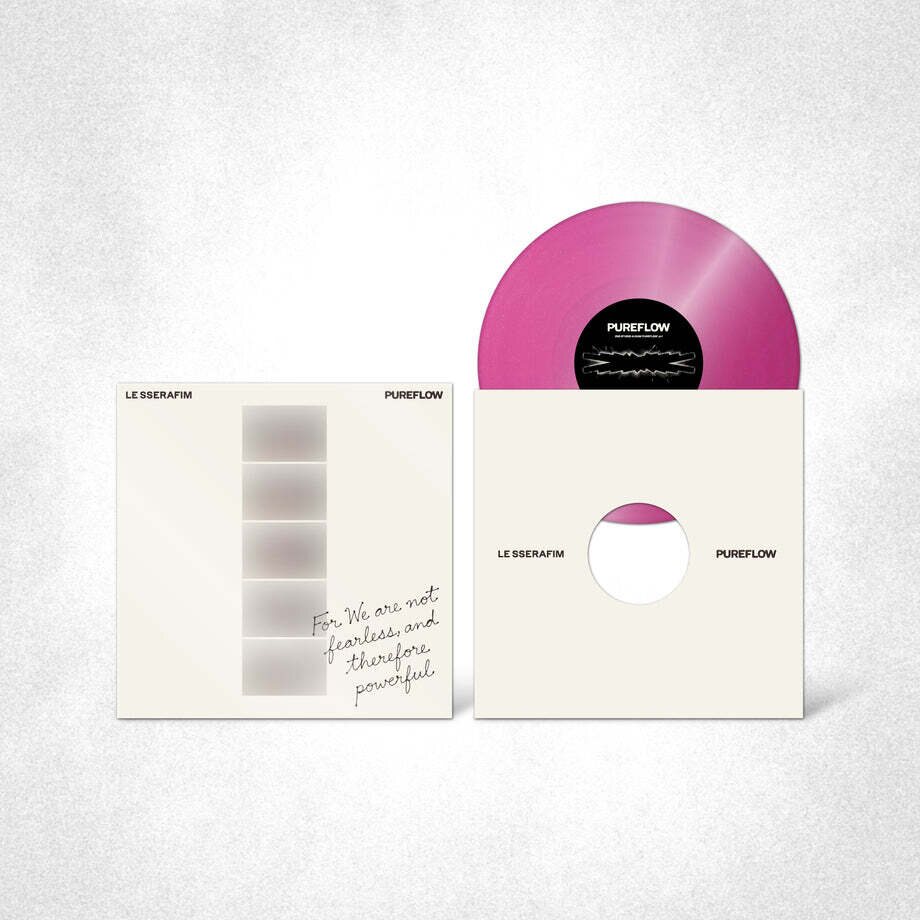 LE SSERAFIM – 2nd Studio Album 'PUREFLOW' Pt.1 LP (Hot Pink Glitter Vinyl)
