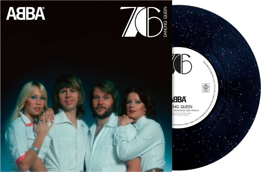 Abba – Dancing Queen (50th Anniversary) 10" (Black Sparkling Vinyl)