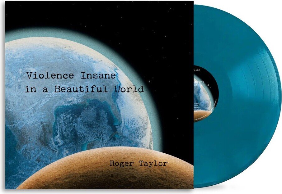 Roger Taylor – Violence Insane In A Beautiful World LP (Blue Vinyl)