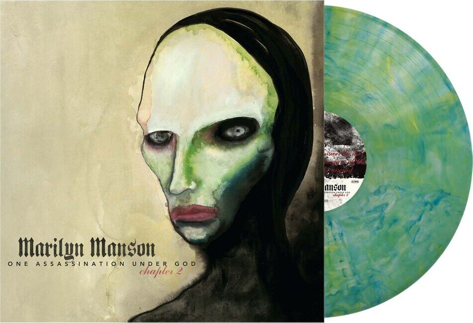 Marilyn Manson – One Assassination Under God - Chapter 2 LP (Green/blue Marble Vinyl)
