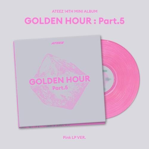 ATEEZ – 14TH MINI ALBUM [GOLDEN HOUR : Part.5] LP (Pink Vinyl)