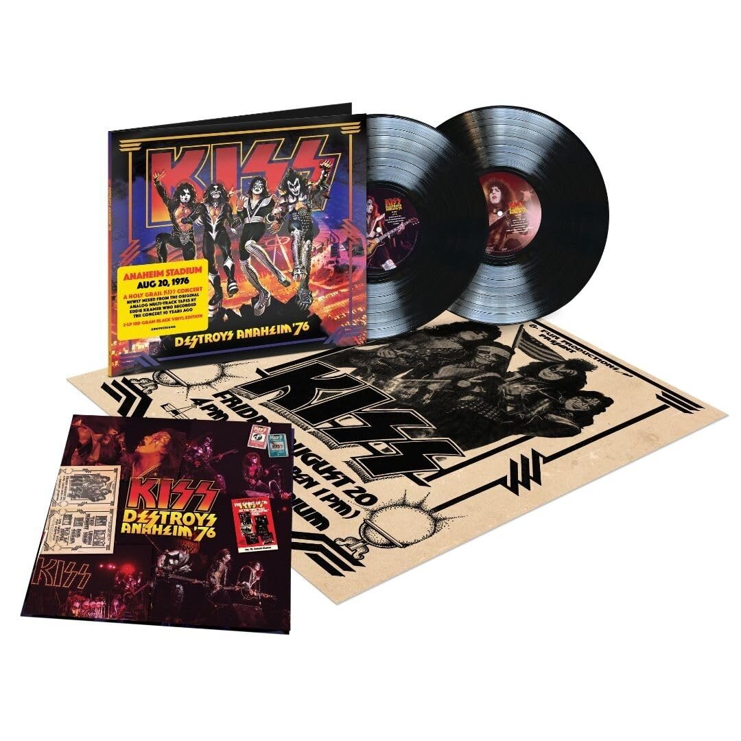 Kiss – Destroys Anaheim '76 2LP (Black Vinyl)