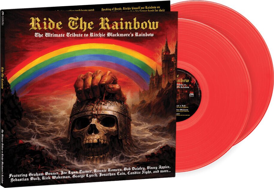 Various Artists – Ride the Rainbow: The Ultimate Tribute To Ritchie Blackmore's Rainbow 2LP (Red Vinyl)