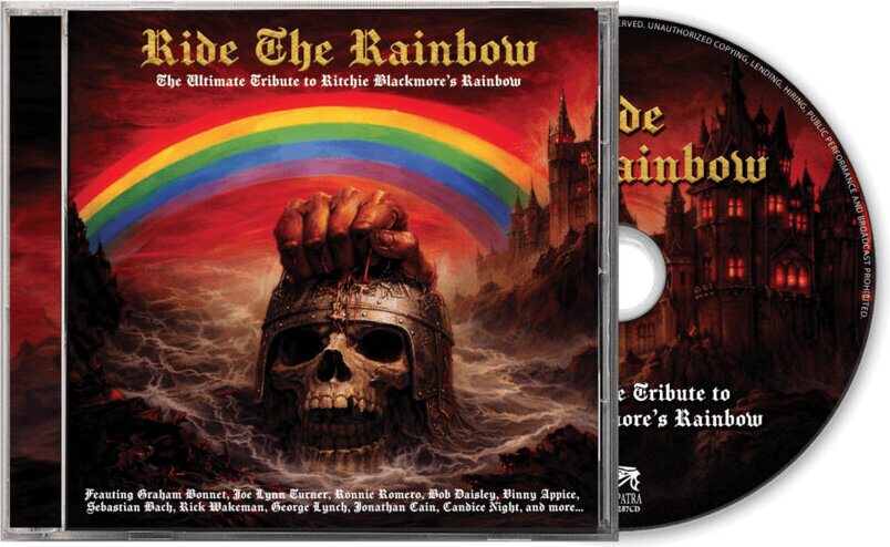 Various Artists – Ride the Rainbow: The Ultimate Tribute To Ritchie Blackmore's Rainbow CD (Jewel Case)