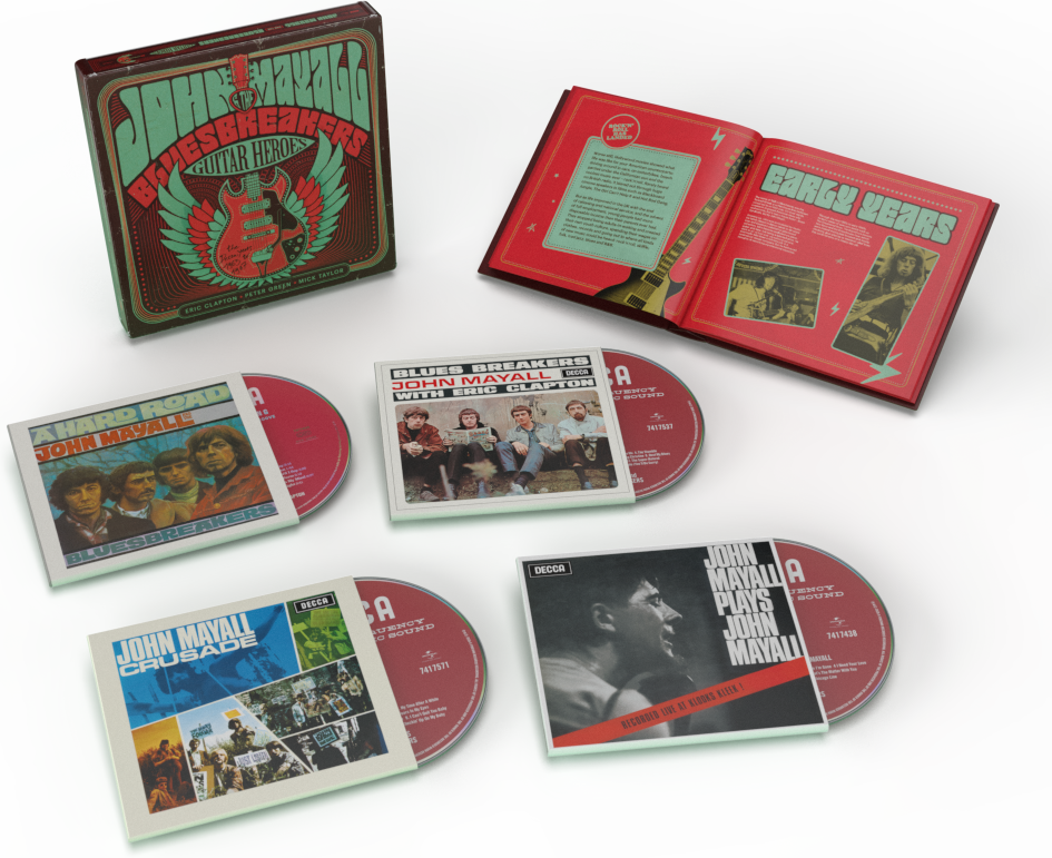 John Mayall & The Bluesbreakers – Guitar Heroes: The Decca Years 1965-1967 4CD (Box Set)