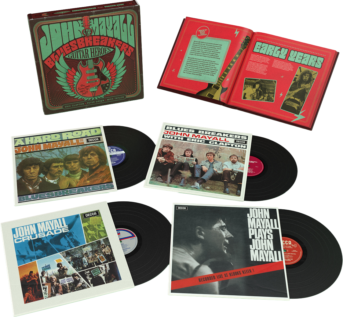 John Mayall & The Bluesbreakers – Guitar Heroes: The Decca Years 1965-1967 4LP (Box Set)