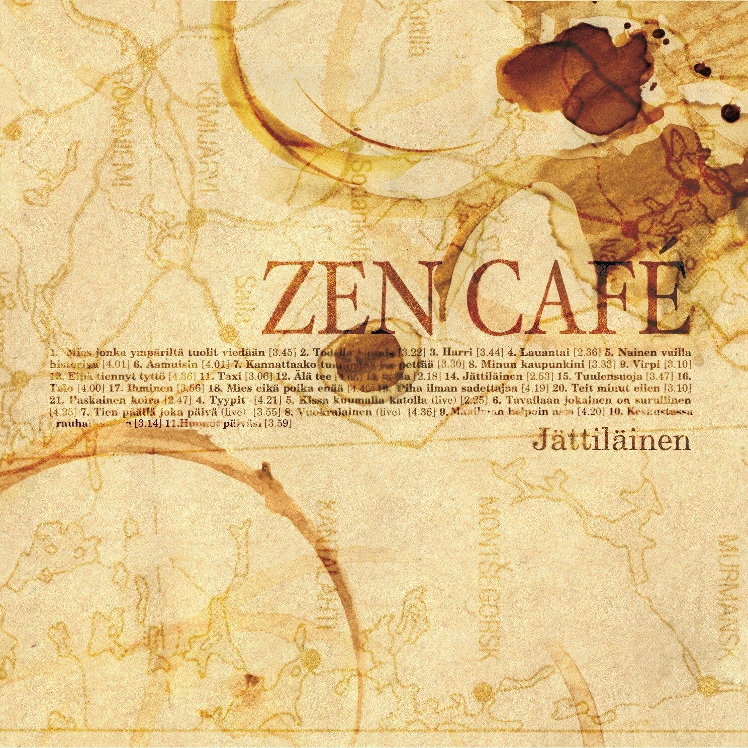 Zen Café ‎– Jättiläinen 3LP (Black Vinyl)