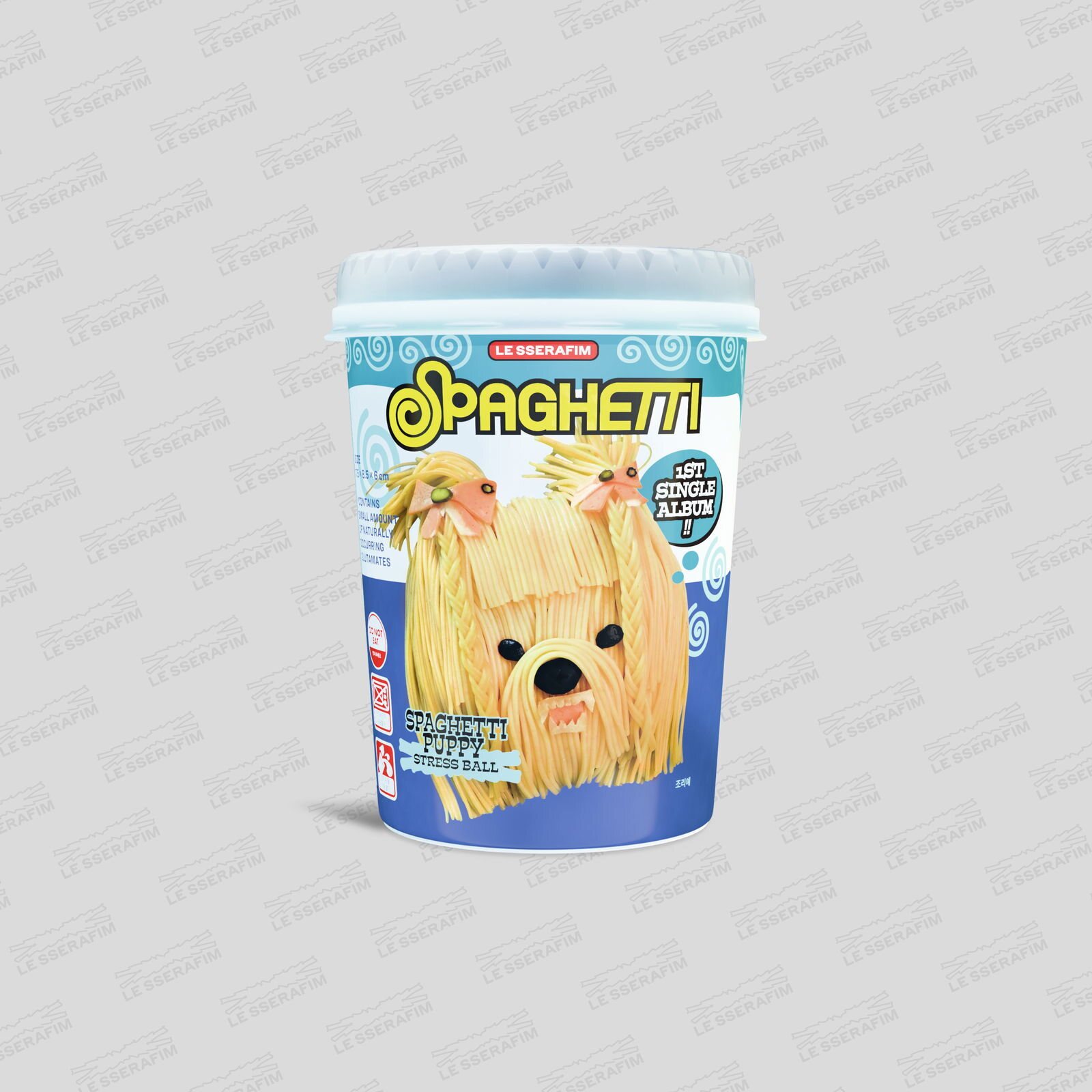 LE SSERAFIM – 1st Single Album 'SPAGHETTI' CD (Stress Ball Ver.)