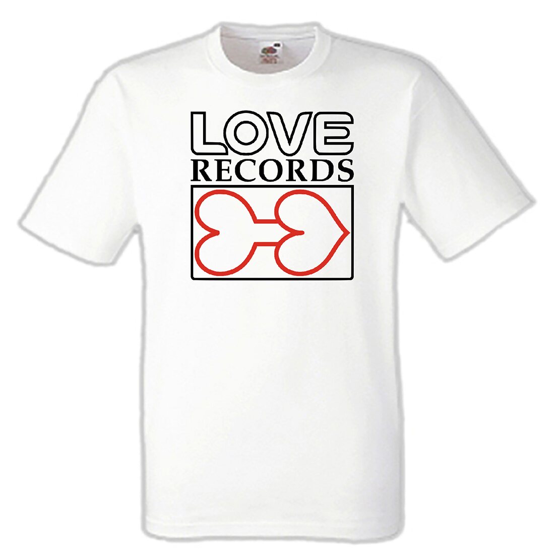 Love Records T-paita Valkoinen Ladyfit M