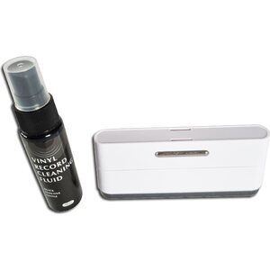 White Edition Record Brush 3 in 1 Cleaning Set