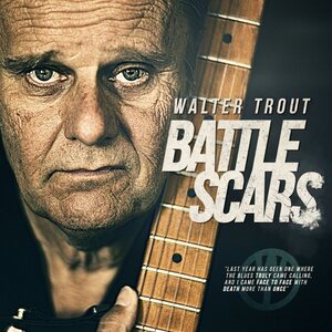 WALTER TROUT – Battle Scars 2LP Aquamarine Vinyl
