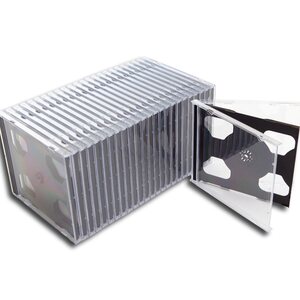 Protected CD-kotelo 2CD musta