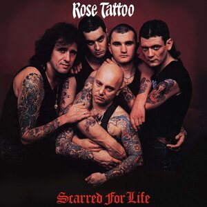 ROSE TATTOO – Scarred For Life LP (Red/White Swirl Vinyl)